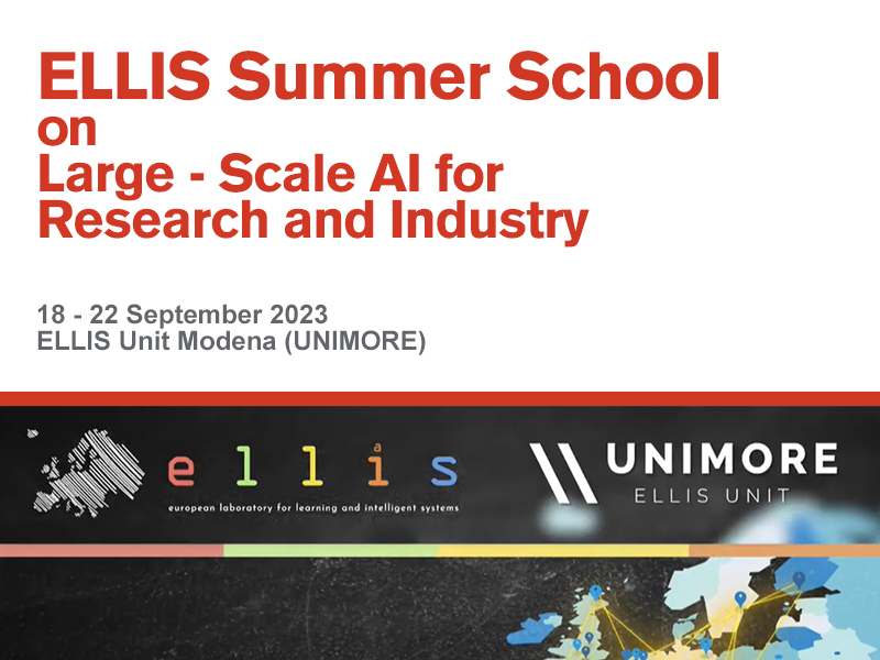 ELLIS Summer School on Large-Scale AI - 18th-22nd September