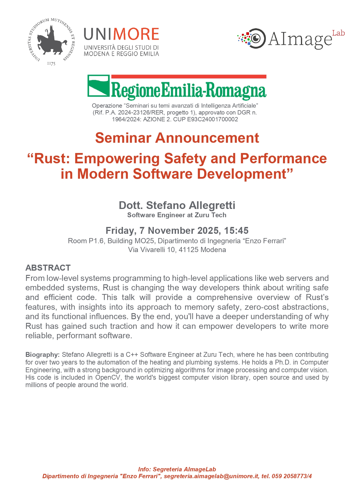 Seminar: Rust: Empowering Safety and Performance in Modern Software Development