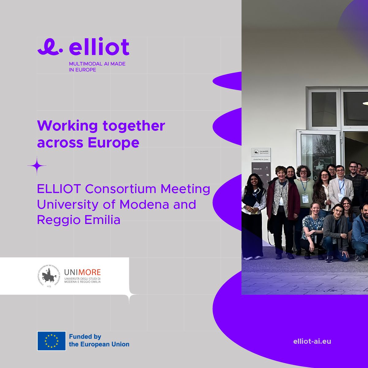 AImageLab Hosts the ELLIOT Consortium Plenary Meeting in Modena
