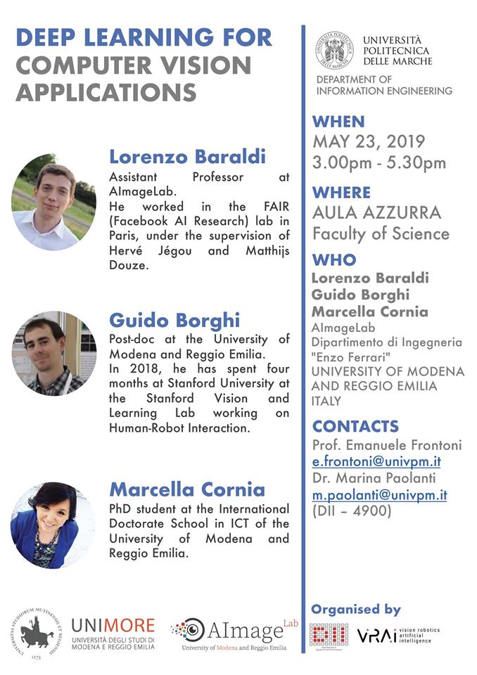 Deep Learning for Computer Vision Applications