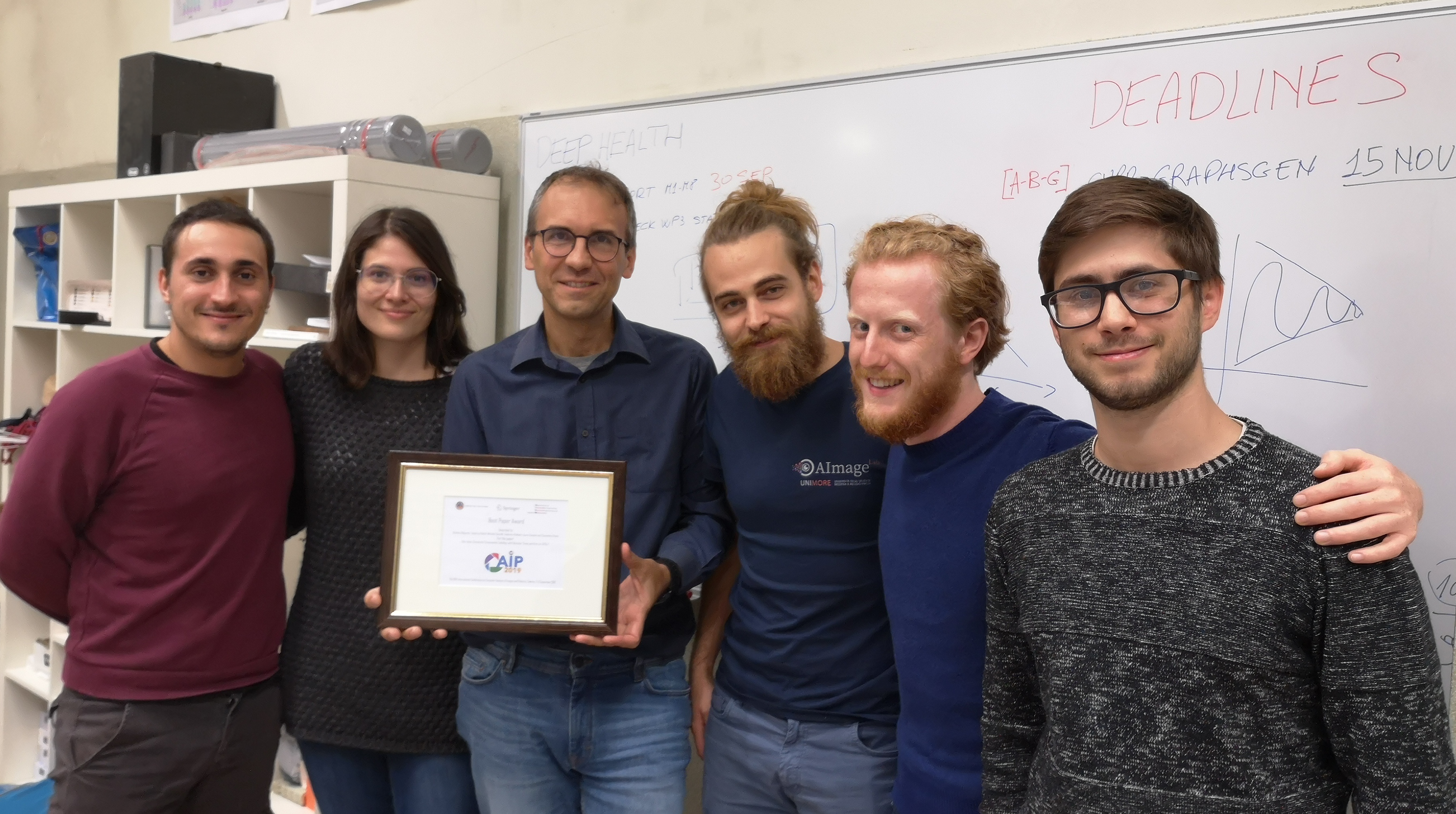 Best Paper Award at CAIP 2019